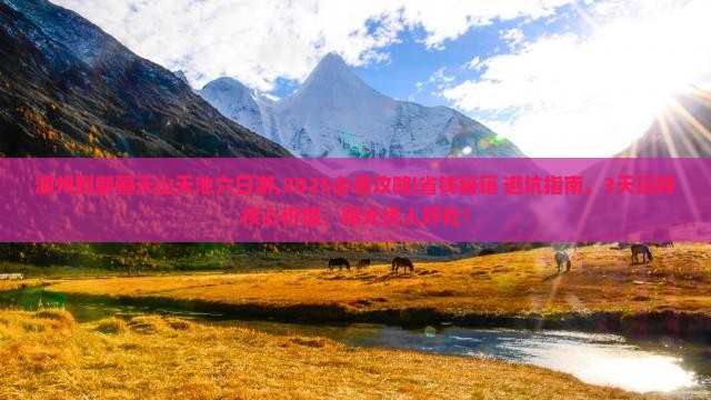 湖州到新疆天山天池六日游 湖州到新疆天山天池六日游
