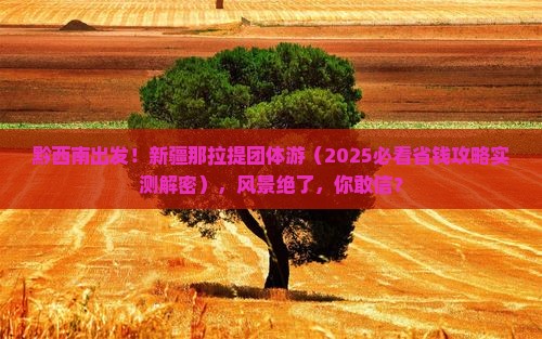 黔西南去新疆那拉提团体旅游