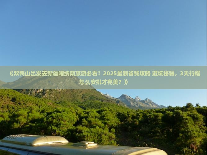 双鸭山去新疆喀纳斯旅游