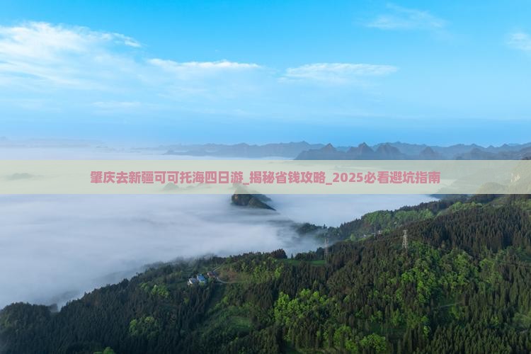 肇庆去新疆可可托海四日游