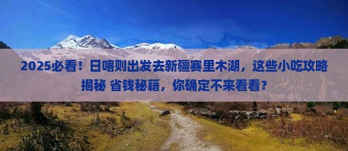 日喀则去新疆赛里木湖旅游小吃