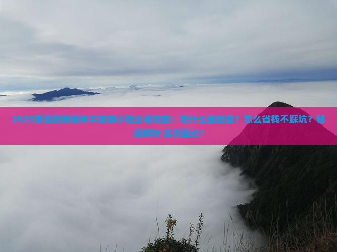 普洱到新疆禾木旅游小吃