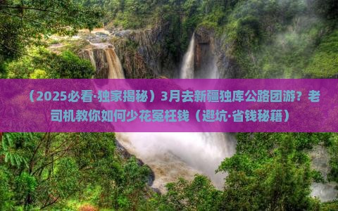 三月到新疆独库公路团体旅游
