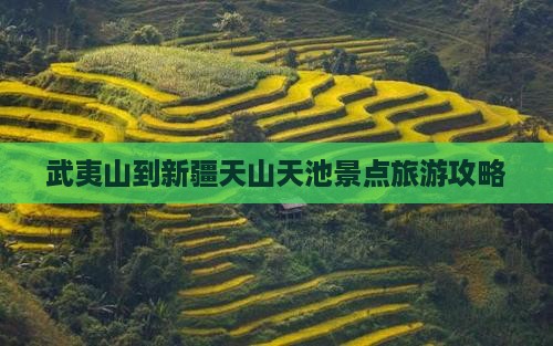 武夷山去新疆天山天池个人游