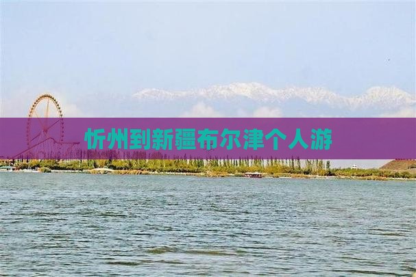 忻州到新疆布尔津个人游