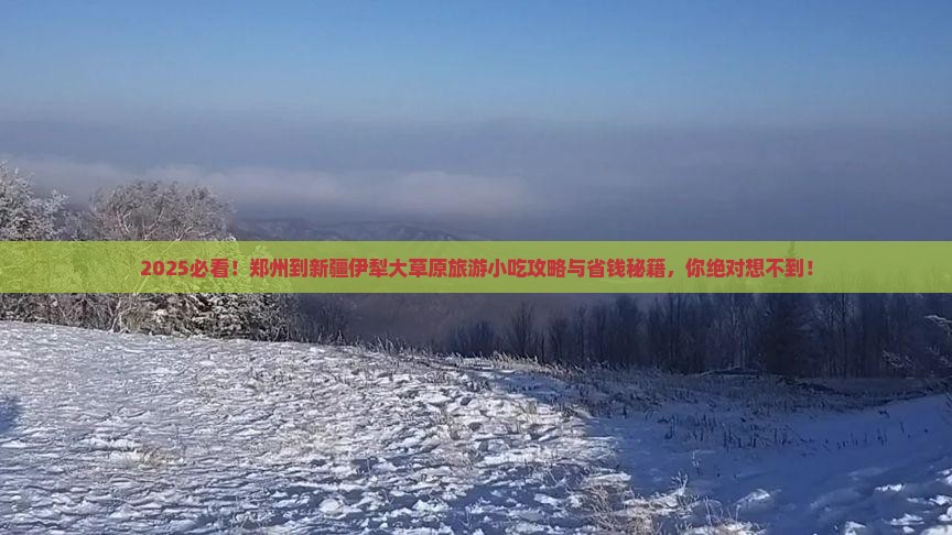 郑州到新疆伊犁大草原旅游小吃