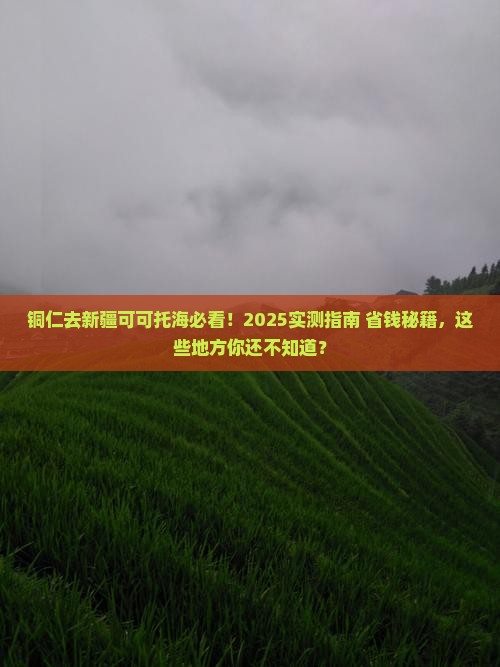铜仁去新疆可可托海必去地