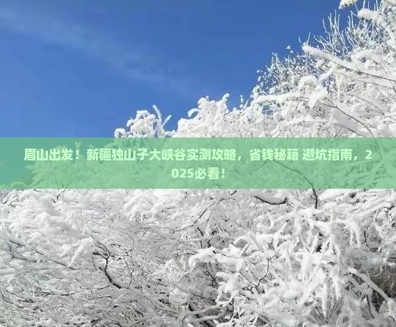 眉山到新疆独山子大峡谷景点