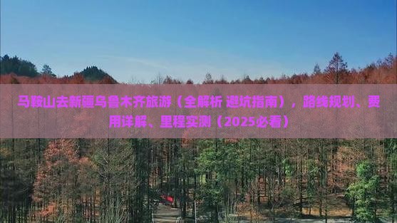 马鞍山去新疆乌鲁木齐旅游