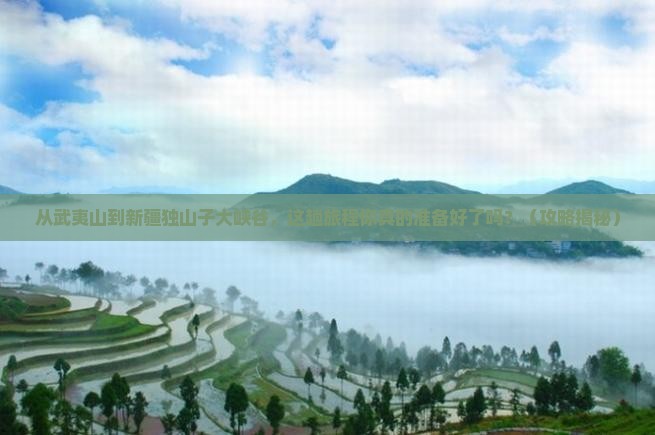 武夷山去新疆独山子大峡谷旅行社