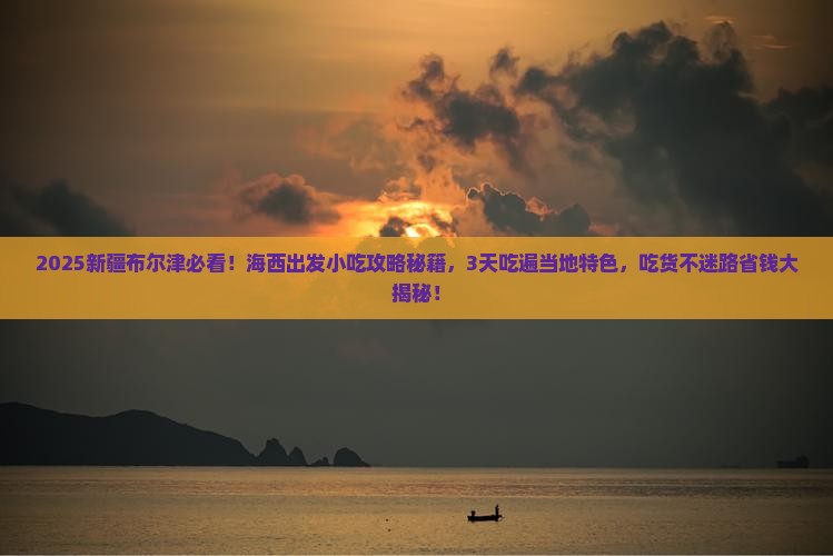 海西到新疆布尔津旅游小吃
