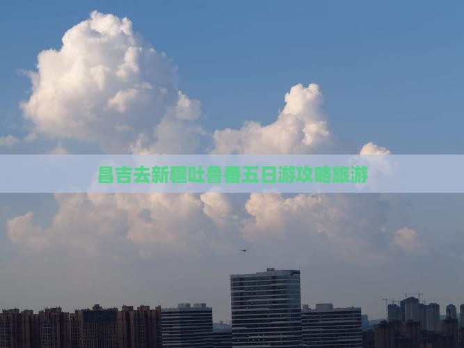 昌吉去新疆吐鲁番五日游