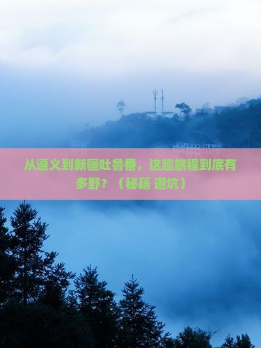 遵义到新疆吐鲁番旅游
