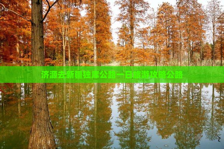 济源去新疆独库公路一日