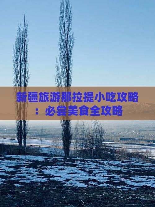 株洲去新疆那拉提旅游小吃