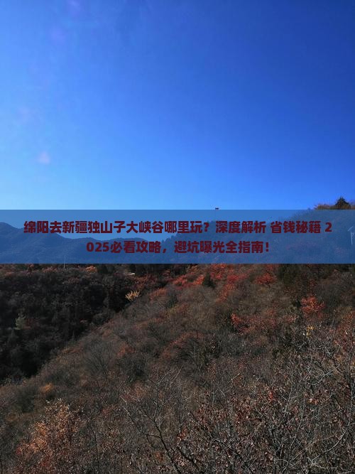 绵阳去新疆独山子大峡谷哪里玩
