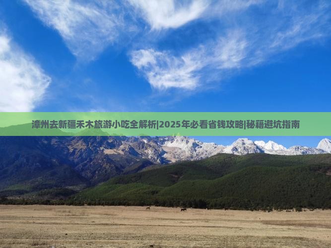 漳州去新疆禾木旅游小吃