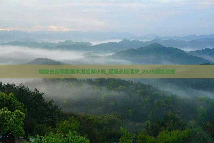 哈密去新疆赛里木湖旅游小吃