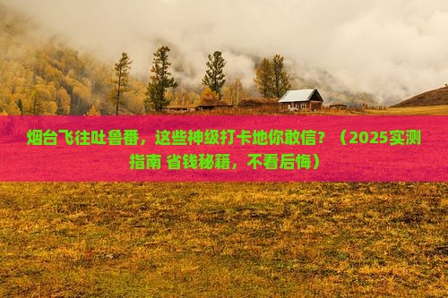 烟台到新疆吐鲁番必去地