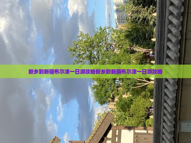 新乡到新疆布尔津一日