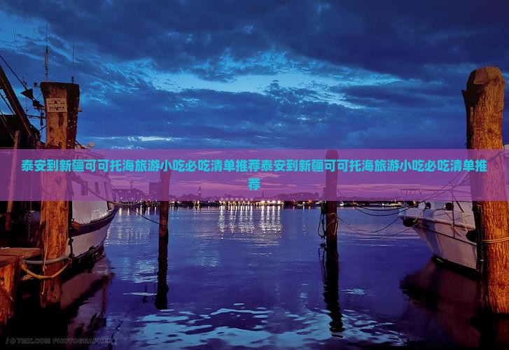泰安到新疆可可托海旅游小吃