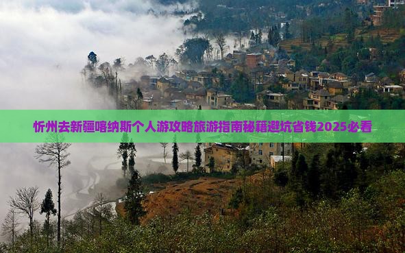 忻州去新疆喀纳斯个人游