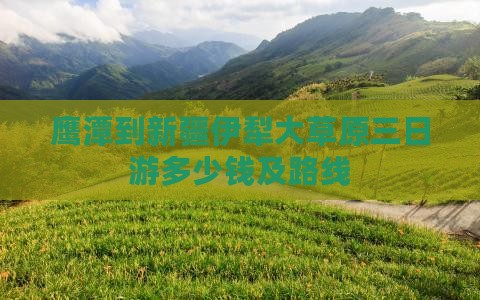 鹰潭到新疆伊犁大草原三日游