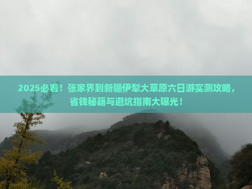 张家界到新疆伊犁大草原六日游
