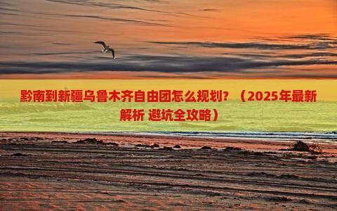 黔南到新疆乌鲁木齐自由团