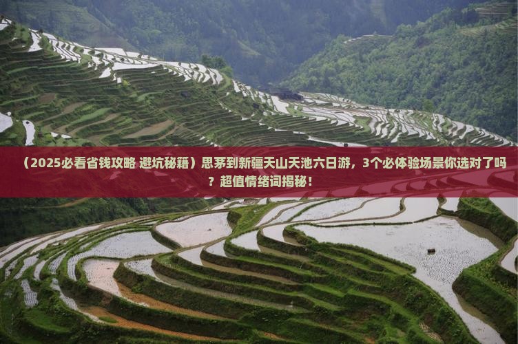 思茅到新疆天山天池六日游