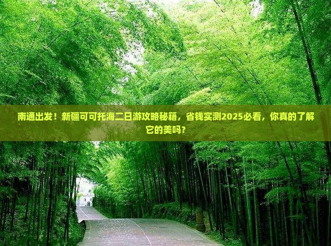 南通到新疆可可托海二日游