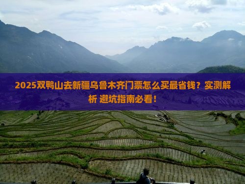 双鸭山去新疆乌鲁木齐门票