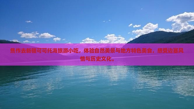 焦作去新疆可可托海旅游小吃