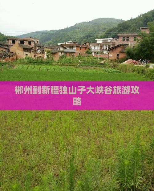 郴州去新疆独山子大峡谷景点