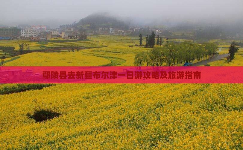 鄢陵县去新疆布尔津一日