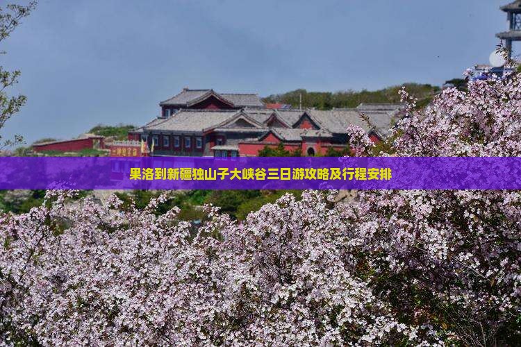 果洛到新疆独山子大峡谷三日游