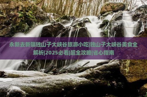 永新去新疆独山子大峡谷旅游小吃