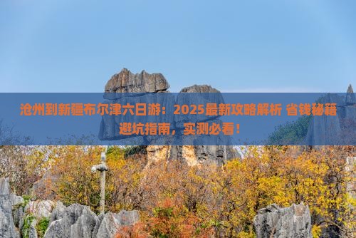 沧州到新疆布尔津六日游