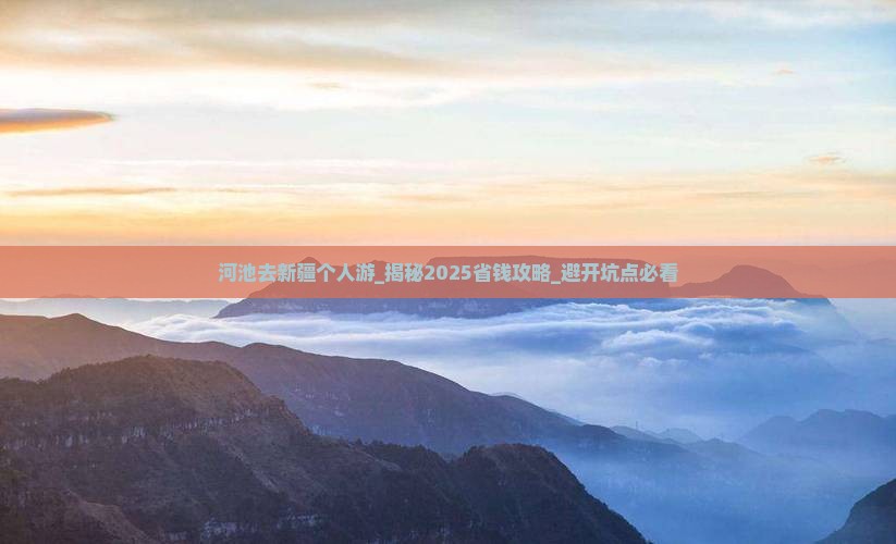 河池去新疆个人游