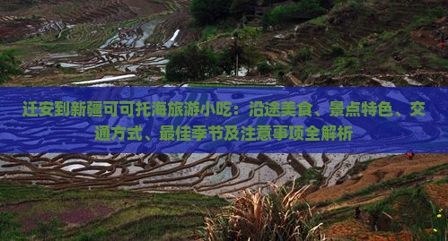 迁安到新疆可可托海旅游小吃