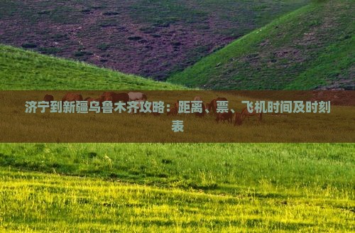济宁到新疆乌鲁木齐攻略