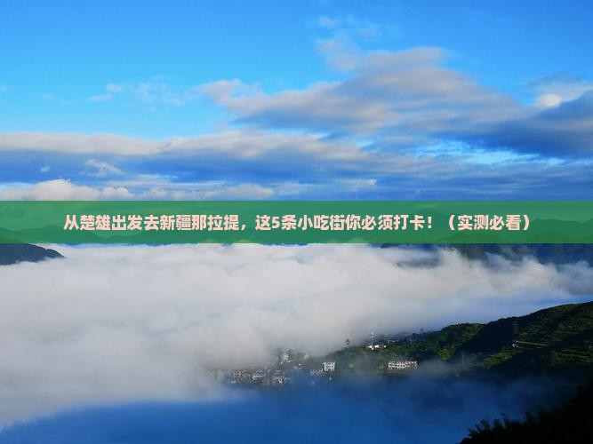 楚雄去新疆那拉提旅游小吃