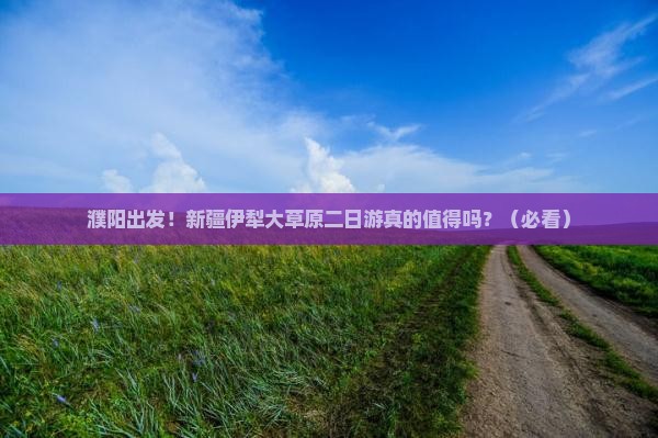 濮阳到新疆伊犁大草原二日游