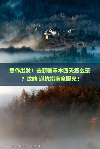 焦作去新疆禾木四日游