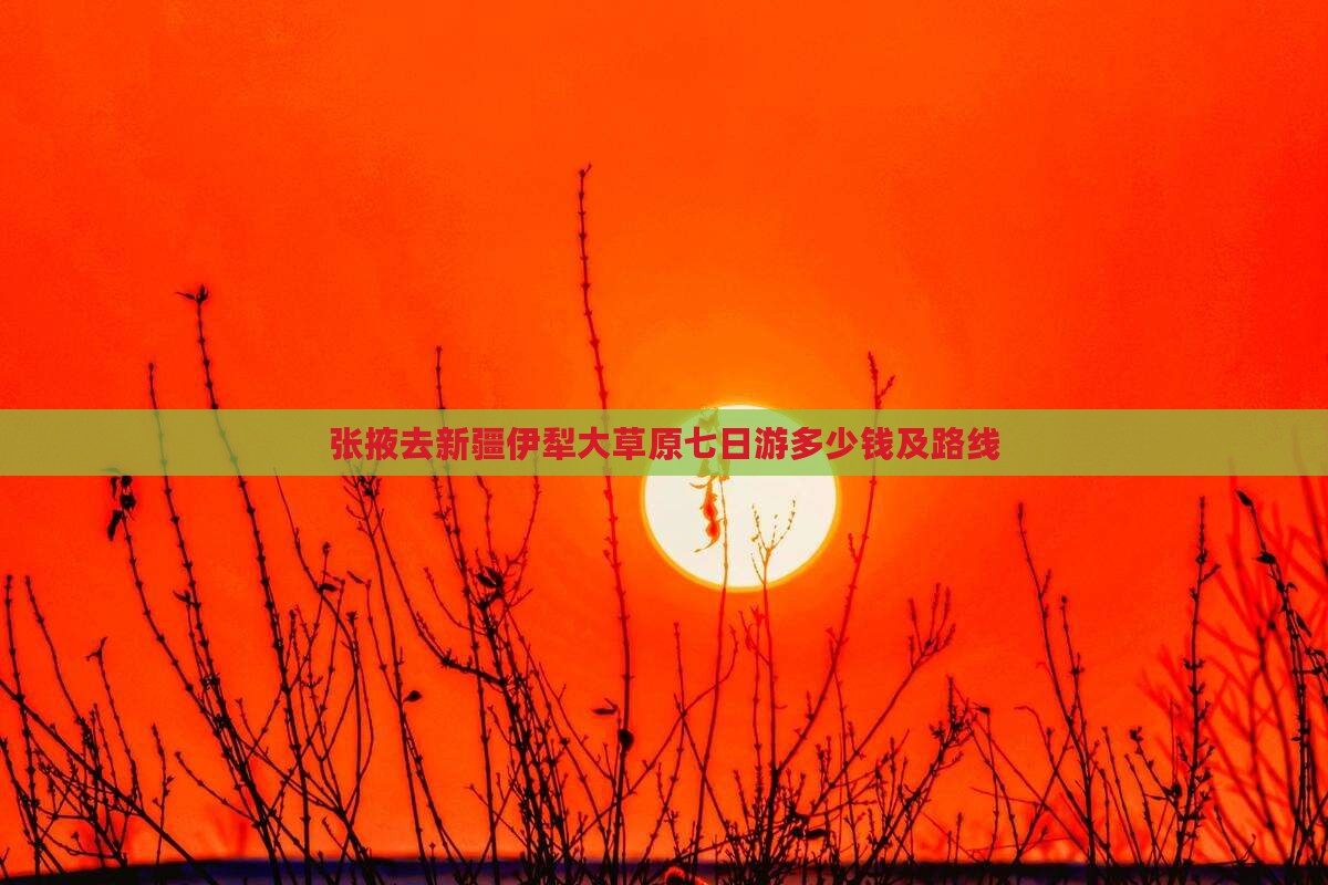 张掖去新疆伊犁大草原七日游