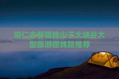 铜仁去新疆独山子大峡谷大型旅游团