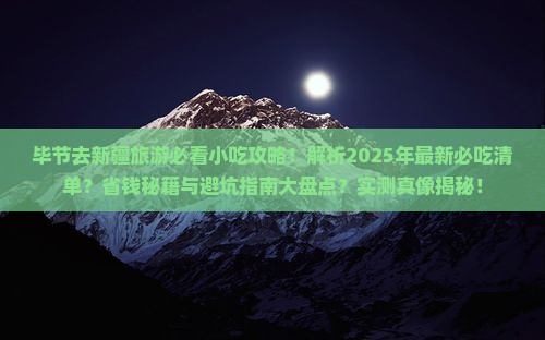 毕节去新疆旅游小吃