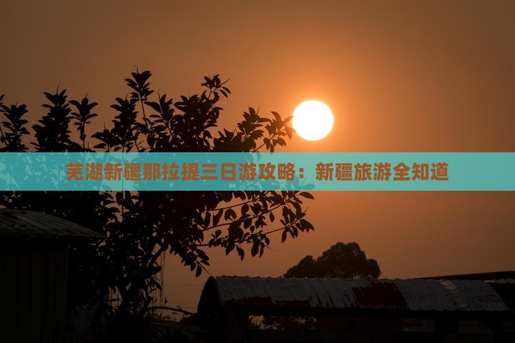 芜湖去新疆那拉提三日游