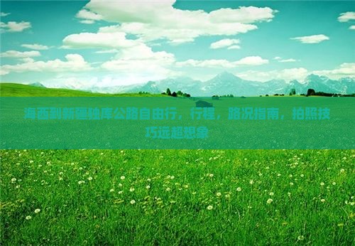 海西到新疆独库公路自由行