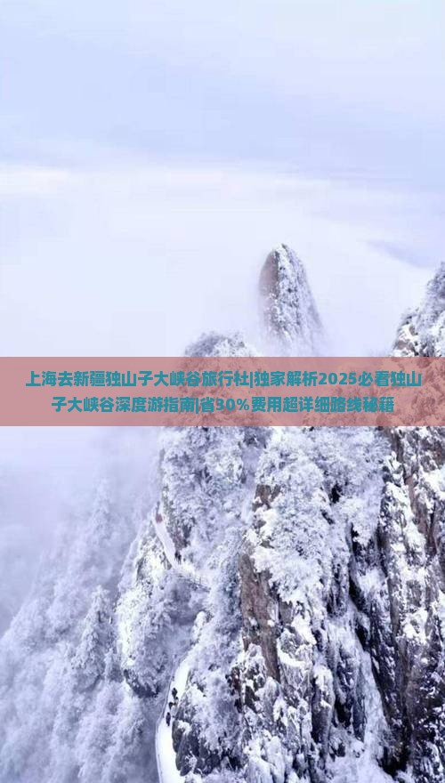 上海去新疆独山子大峡谷旅行社